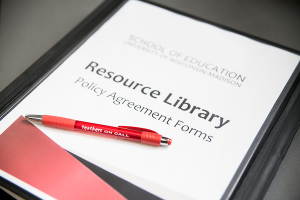 booklet saying resource library